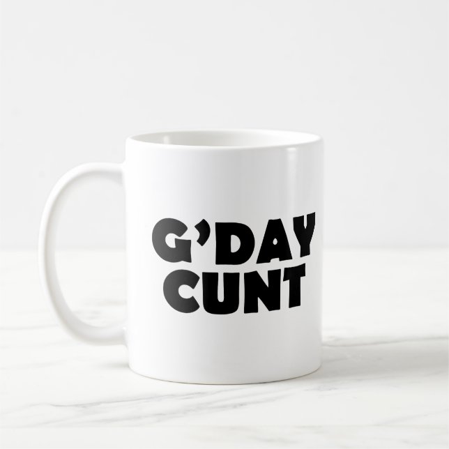gday c#nt kaffeetasse (Links)
