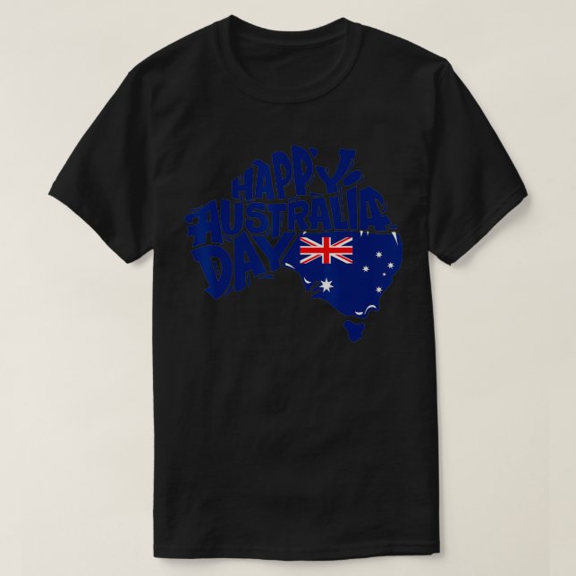 G'Day Happy Australia Day T-Shirt (Design vorne)