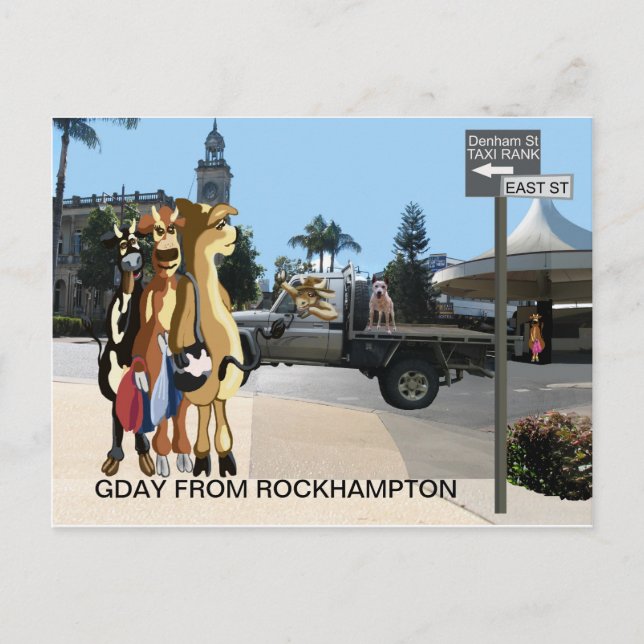 Gday Ladys Postkarte (Vorderseite)