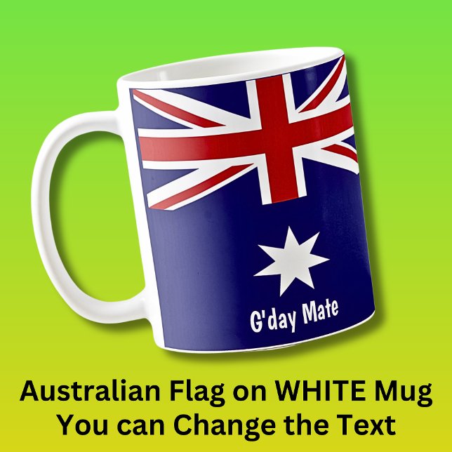 G'day Mate Australian Flag Tasse (Von Creator hochgeladen)
