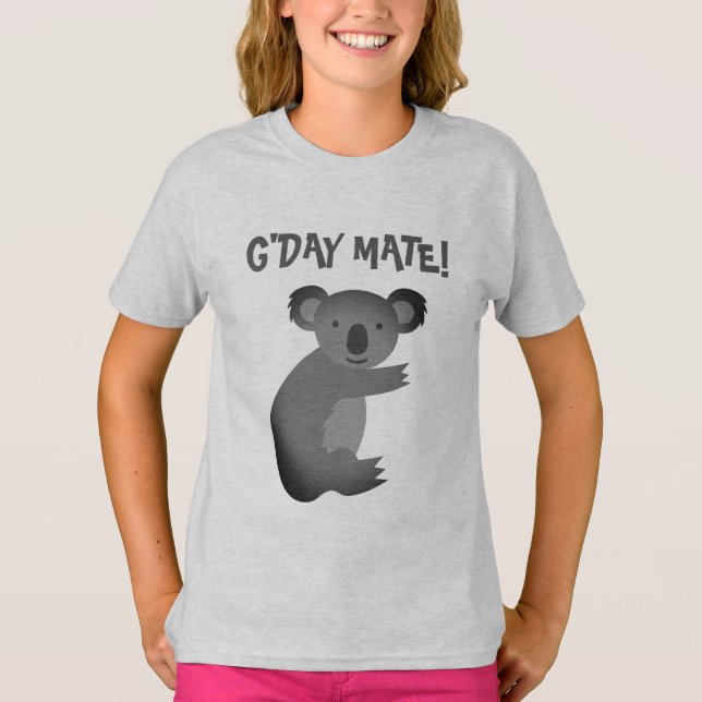 G'Day Mate Australische Koala T - Shirt für Kinder (Vorderseite)