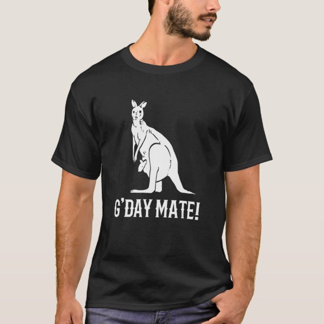 G'day Mate Bestfriends oder Buddy T-Shirt (Vorderseite)