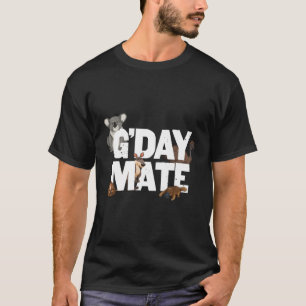G'Day Mate Shirt Funny Australia Tiere Kangaroo