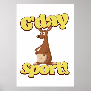 G'day Sport Poster