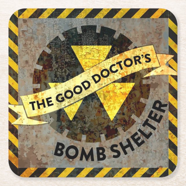 GDBS Standard-Untersetzer Rechteckiger Pappuntersetzer (Vorderseite)