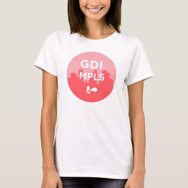 GDI MPLS Logo Slouchy T-Shirt (Vorderseite)