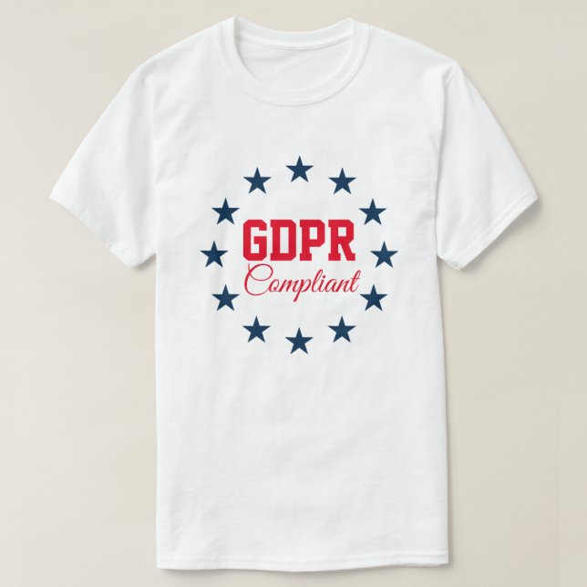 GDPR konform T-Shirt (Design vorne)