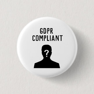 GDPR konformer Knopf Button