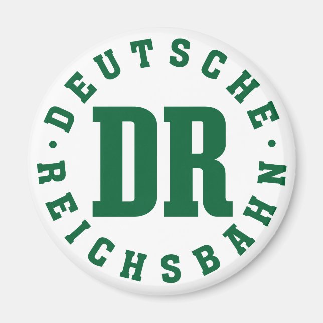 GDR / DDR Railway - Deutsche Reichsbahn Sign Magnet (Vorne)