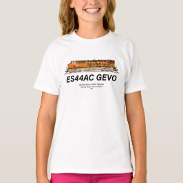 GE ES44AC GEVO Lokomotive. Güterzug BNSF T-Shirt