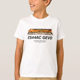GE ES44AC GEVO Lokomotive. Güterzug BNSF T-Shirt
