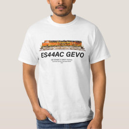 GE ES44AC GEVO Lokomotive. Güterzug BNSF T-Shirt