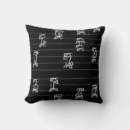 Ge’ez Numbers Illustration – Traditional Ethiopian Kissen