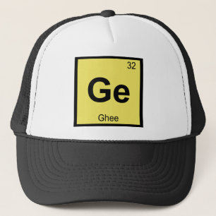 Ge - Ghee Butter Chemistry Periodic Table Symbol Truckerkappe