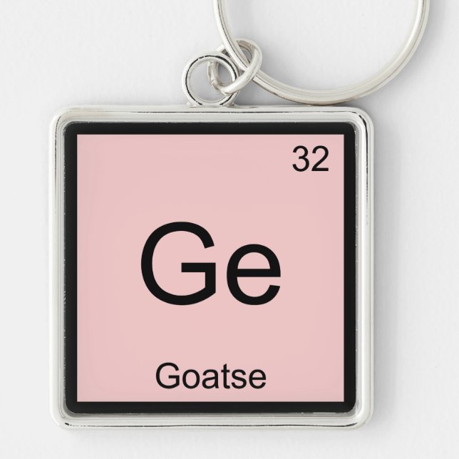 Ge - Goatse Chemistry Element Symbol Meme T - Shir Schlüsselanhänger (Vorne)