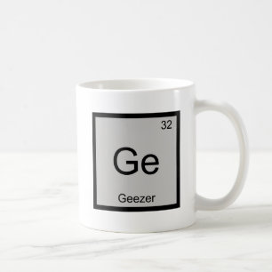 Ge - Opa Chemie-Element-Symbol Ruhestands-T-Shirt Tasse