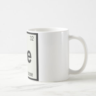 Ge - Ziegenkäse Chemie Periodensystem Symbol Tasse