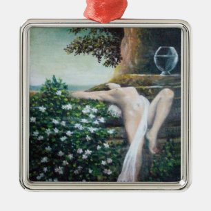 GEA, MYRTLE UND WASSER ORNAMENT AUS METALL