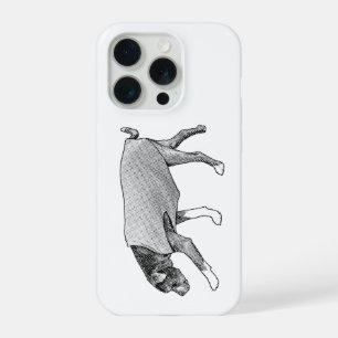 Gealterte Ruhe in einer hektischen Welt iPhone 15 Pro Hülle