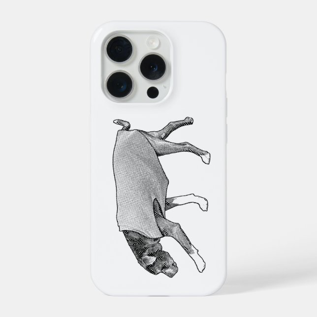 Gealterte Ruhe in einer hektischen Welt iPhone Hülle (Rückseite)