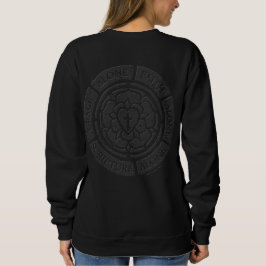 Gealterte Stein-Lutherrose Sweatshirt