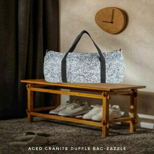 Gealterter Granit  Duffle Bag