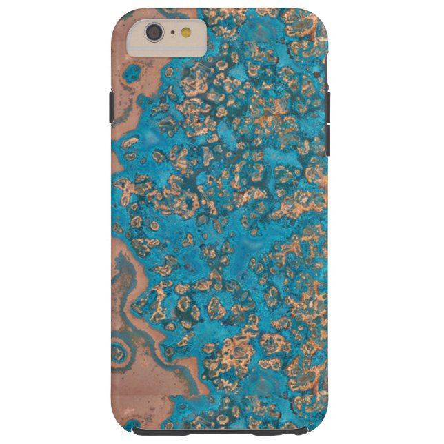 Gealterter kupferne Patina iPhone 6 Pluskasten Case-Mate iPhone Hülle (Rückseite)
