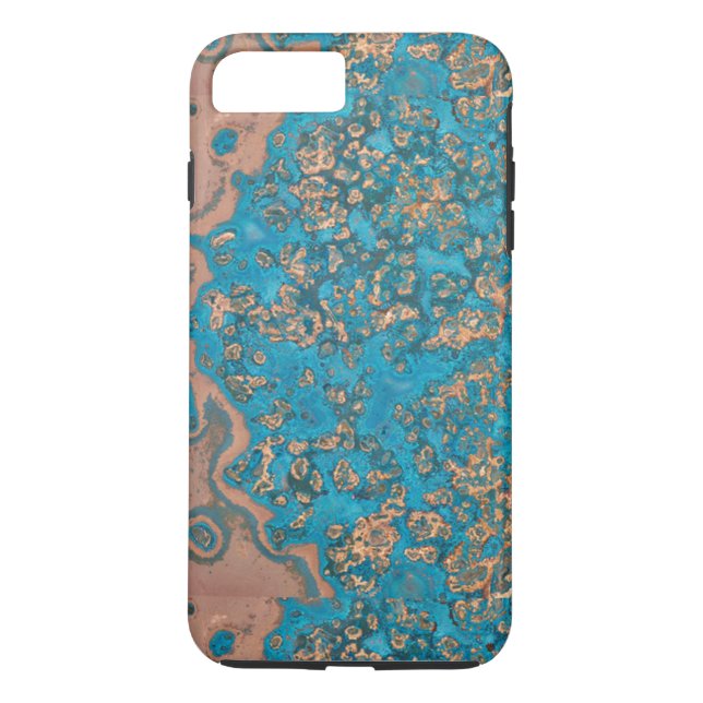 Gealterter kupferne Patina iPhone 7 Pluskasten Case-Mate iPhone Hülle (Rückseite)