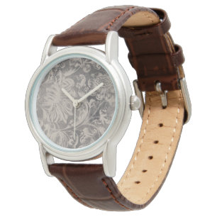Gealtertes Blumen Armbanduhr