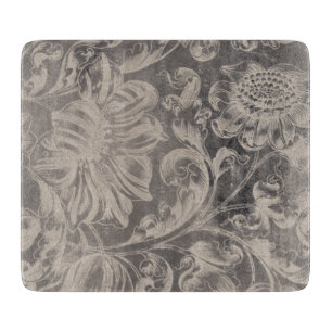 Gealtertes Blumen Schneidebrett