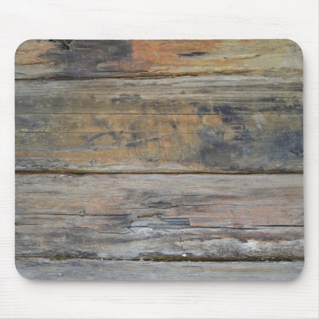 Gealtertes Holz logierent Mousepad (Vorne)