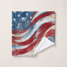 Gealtertes Independence Day-Flaggenbanner