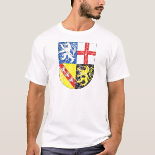 Gealtertes Wappen von Saarland T-Shirt