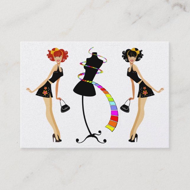 Geänderte Mode / Seamstress / Gewichtsmanagement Visitenkarte (Vorderseite)