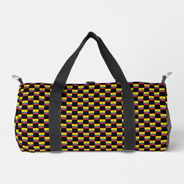 Geändertes Ecuador-Flaggenmuster Duffle Bag (Vorderseite)