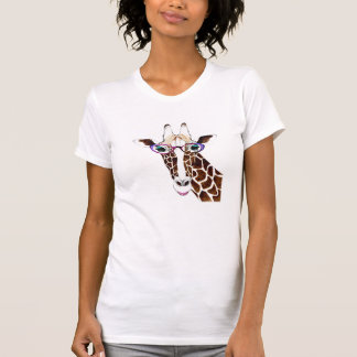 Geändertes Kunst-Funky Giraffen-Shirt T-Shirt