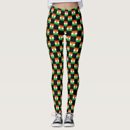 Geändertes Muster der Nigerflagge Leggings