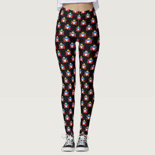 Geändertes Muster für Antigua- und Barbuda-Flag Leggings