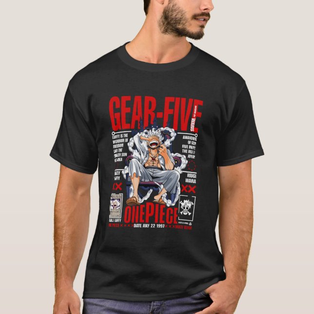 Gear 5 Luffy T-Shirt (Vorderseite)