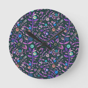 Gear Flower / Zahnradblume Runde Wanduhr