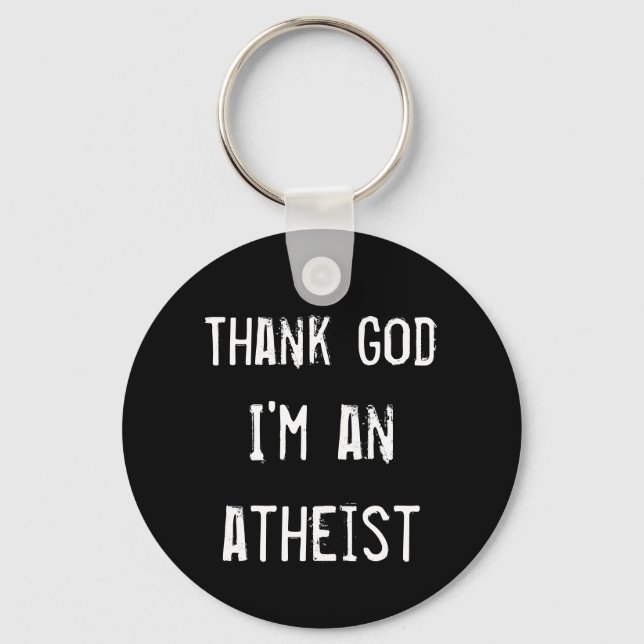 Gear für Atheist Schlüsselanhänger (Vorderseite)
