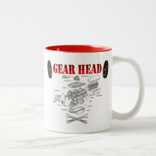 GEAR HEAD ZWEIFARBIGE TASSE