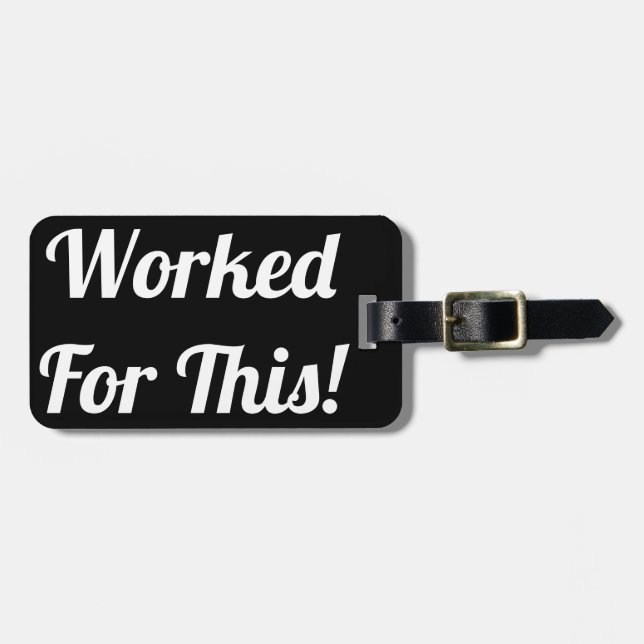 Gearbeitet für diesen Gepäckanhänger (Vorderseite horizontal)