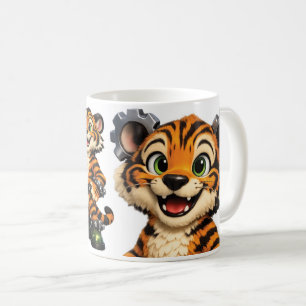 Gearbound Helden Tiger Kaffeetasse