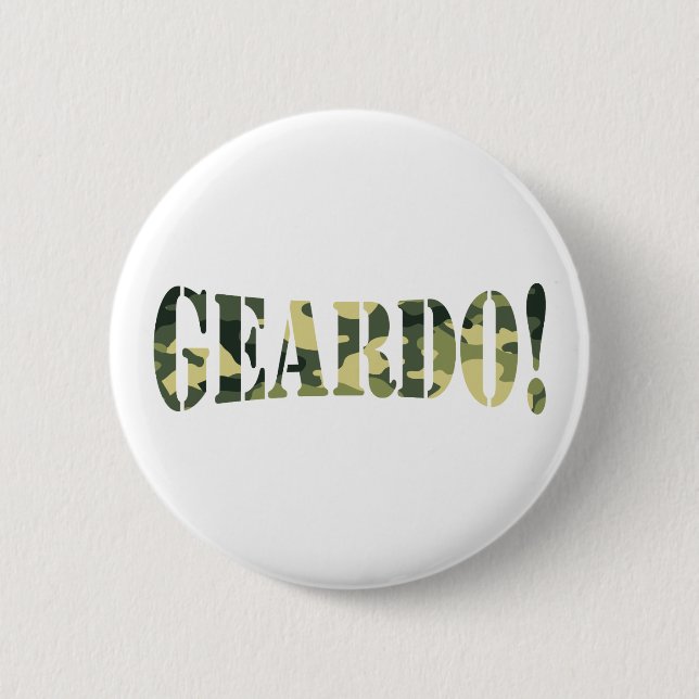 GEARDO! CAMOUFLAGE BUTTON (Vorderseite)