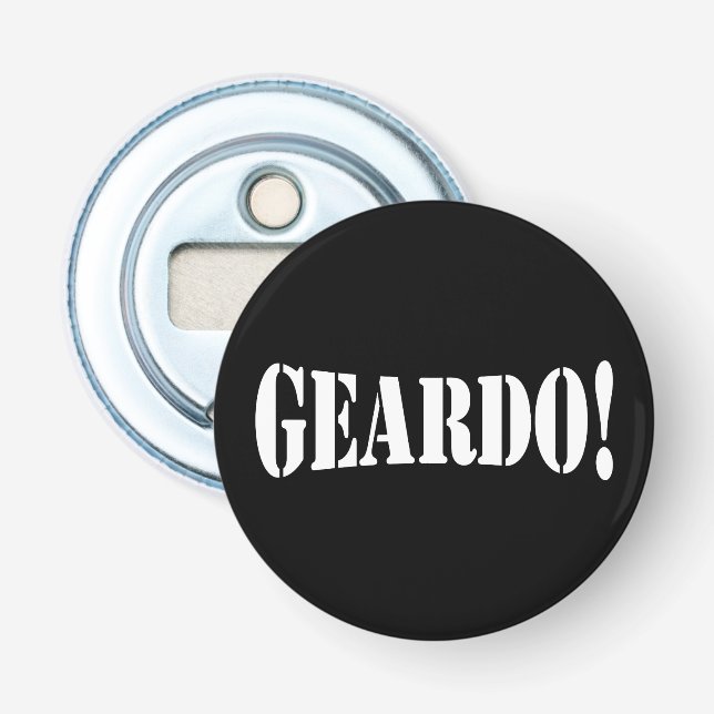 GEARDO! FLASCHENÖFFNER (Vorderseite)