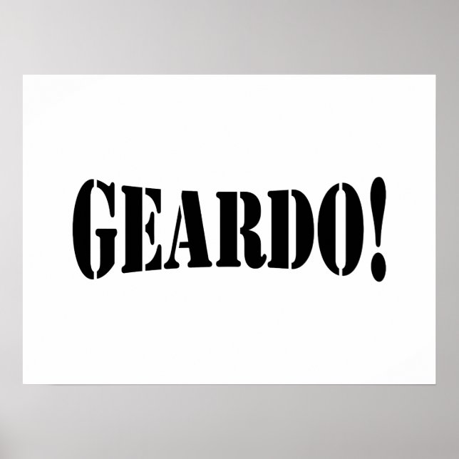 GEARDO! POSTER (Vorne)