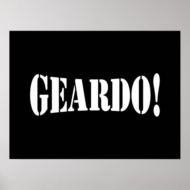 GEARDO! POSTER (Vorne)