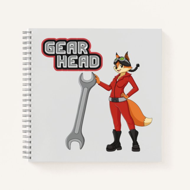 Gearhead Notizbuch (Vorderseite)