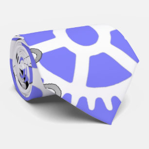 Gears auf Periwinkle Blue Krawatte